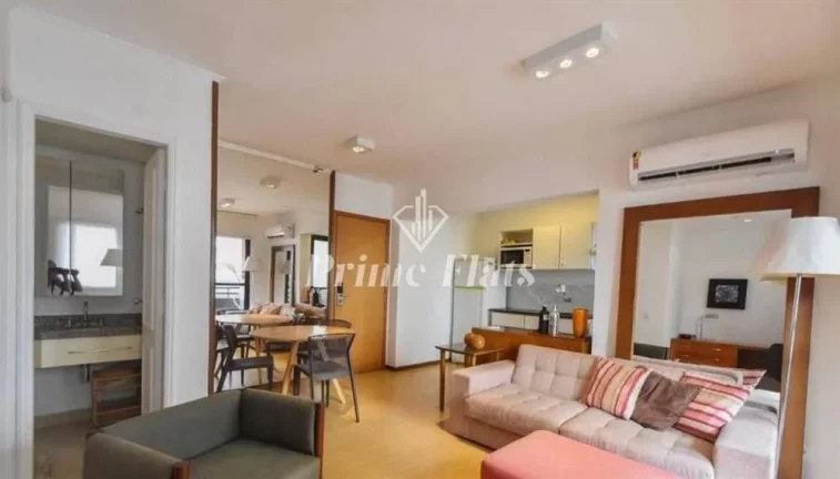 Foto do imóvel Flat disponível para venda no Adagio Berrini no Brooklin, com 45m², 1 dormitório e 1 vaga em Rua Sansão Alves dos Santos