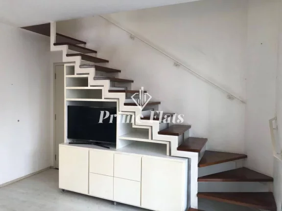 Foto do imóvel Flat disponível para venda no Twin Towers Ibirapuera, com 70m², 2 dormitórios e 1 vaga de garagem em Alameda dos Jurupis