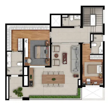 Imagem Apartamento com 3 Quartos à Venda, 134 m² em Belenzinho - São Paulo