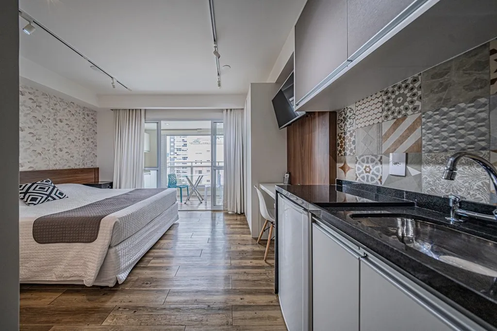 Imagem Apartamento à venda em São Paulo, Campo Belo, com 1 quarto, 26m2