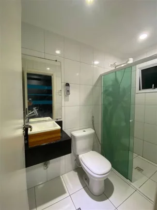 Imagem Apto 3 dormitórios, sendo 1 suíte, sacada envidraçada com churrasqueira, planejado, ar condicionado e 2 vagas de garagem
