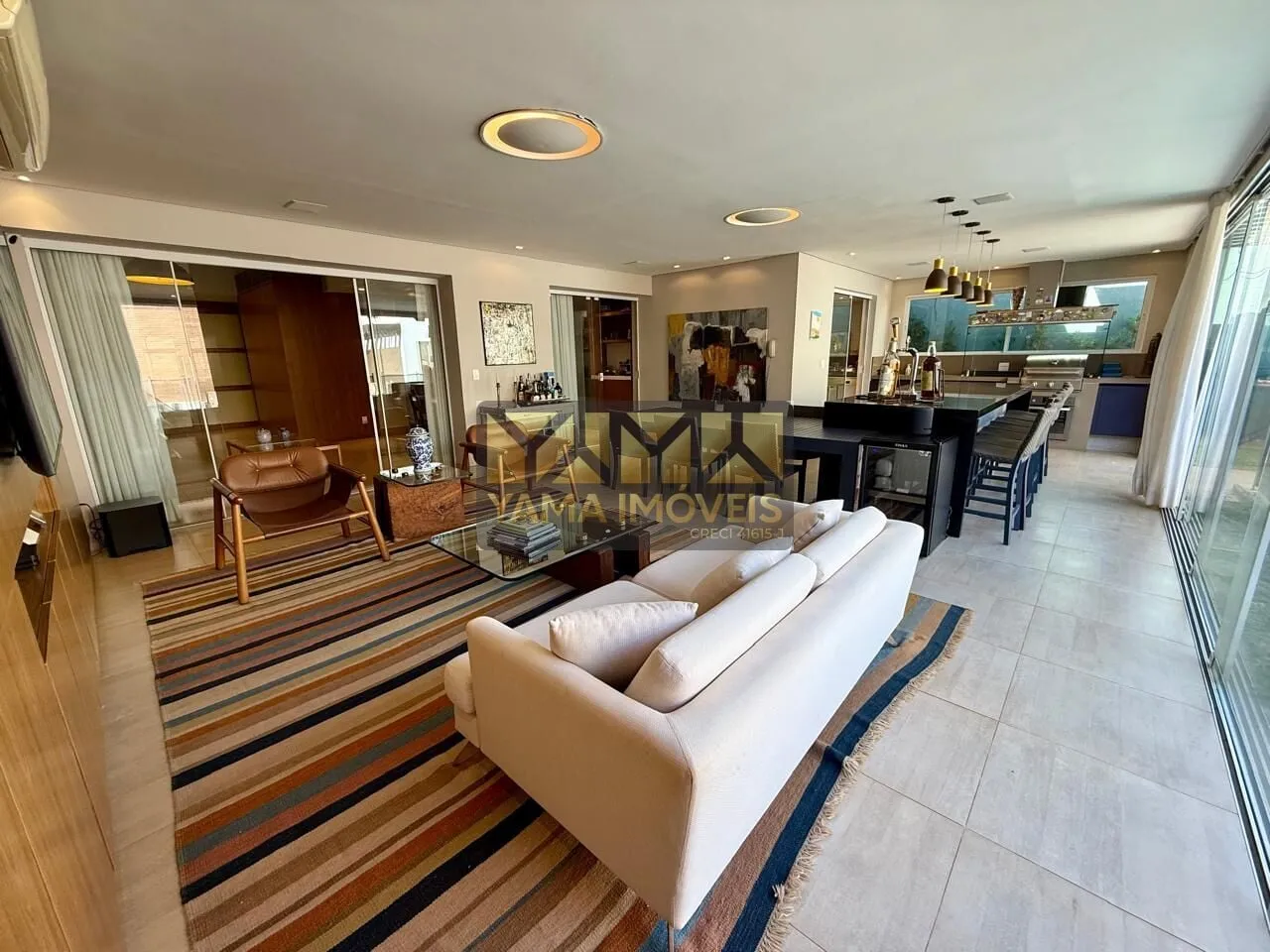 Imagem Condomínio Quinta do Golfe - Casa de Alto Padrão c/ Lazer Completo, 3 Suítes e Varanda Gourmet Climatizada no Quinta do Golfe