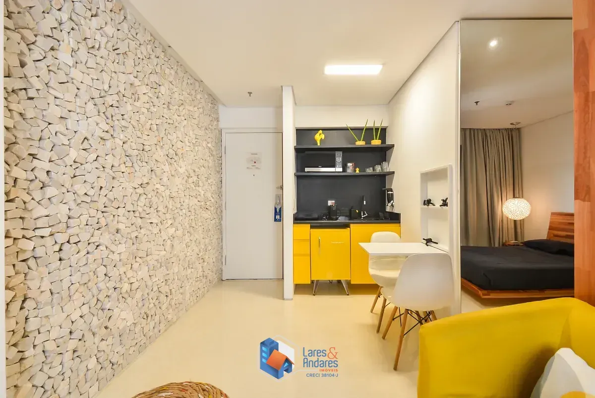 Imagem Apartamento para venda em Itaim Bibi com 1 quarto, 29m²