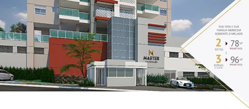Imagem Edifício Master Patriani São Bernardo do Campo Sp, apartamento para alugar e vender com 2 quartos em São Bernardo do Campo Sp