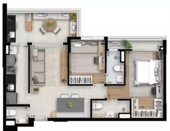 Imagem APARTAMENTO RESIDENCIAL em Rio de Janeiro - RJ, Barra da Tijuca