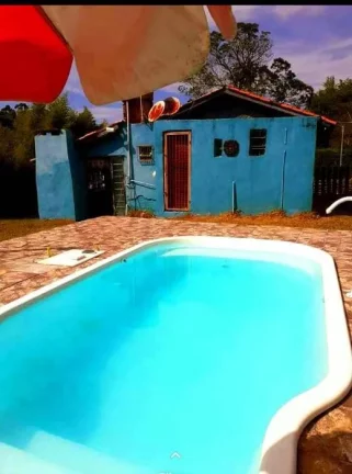 Imagem Sítio em condomínio fechado, Casa mista 53m2, Galpão, Piscina, Águas Claras