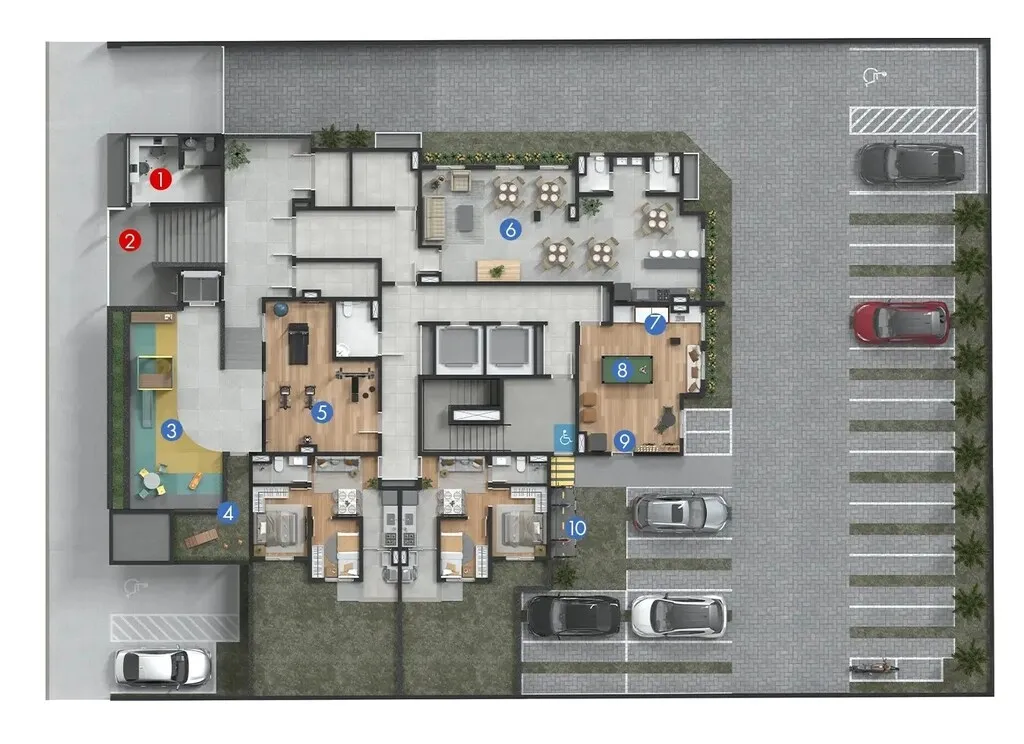 Imagem O Residencial Urban Corifeu possui 02 dormitórios, varanda, vaga de garagem e uma área de lazer co...