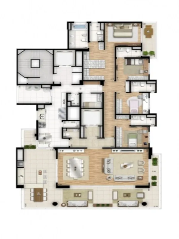 Imagem Apartment in São Paulo, apartamento com 4 quartos Moema São Paulo, apartamento de alto padrão em São Paulo-Sp, apartamento 4 quartos em São Paulo SP