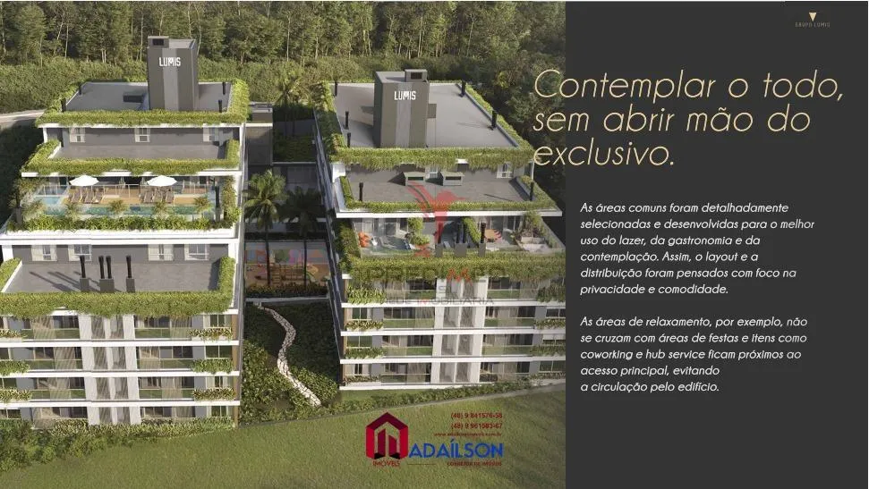 Imagem Apartamentos à venda no Live Lumis Cacupé Floripa SC
