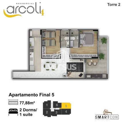 Imagem ENTRADA A PARTIR DE R$21.000,00 - LANÇAMENTO EM PRAIA GRANDE