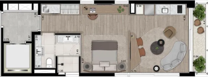 Imagem NOON Small Luxury Apartments - Alto de Pinheiros - NOON Small Luxury Apartments - Alto de Pinheiros