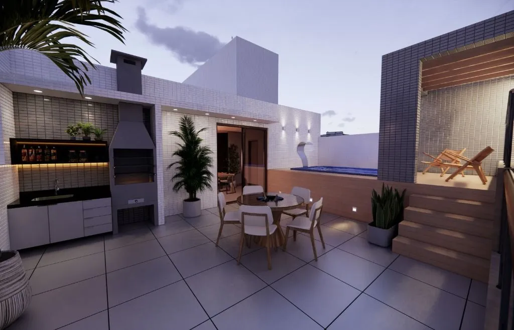 Imagem Cobertura com 3 dormitórios à venda, 74 m² por R$ 669.787,00 - Bessa - João Pessoa/PB