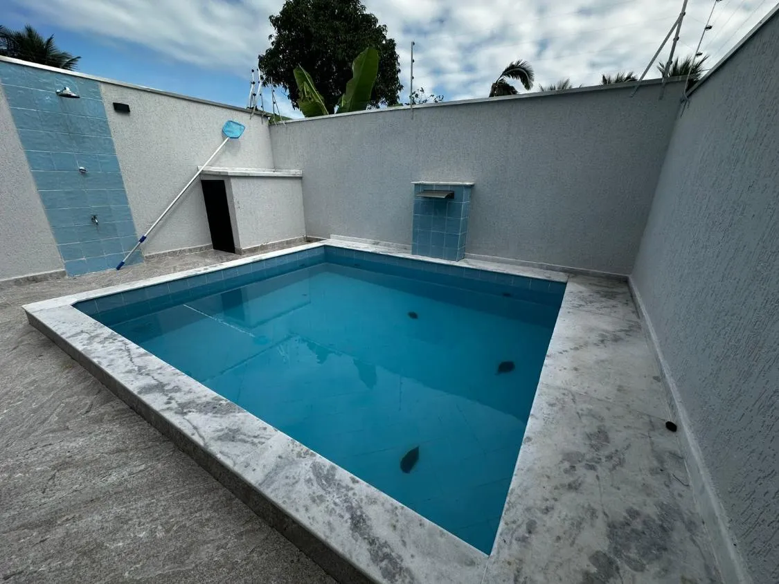 Imagem CASA NOVA COM PISCINA, 03 DORMITÓRIOS E ACEITA FINANCIAMENTO BANCÁRIO NO CIBRATEL II EM ITANHAÉM