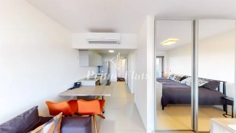 Imagem Flat disponível para locação no VHouse por JFL Living, com 48m², 1 dormitório e 1 vaga