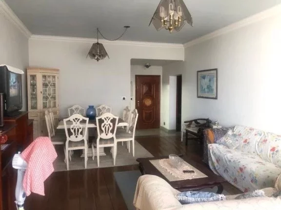 Imagem Apartamento Amplo Living 207m², Vista Mar e PORTEIRA FECHADA!!! José Menino - Santos