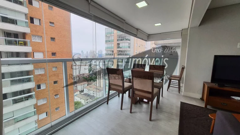Foto do imóvel Apartamento em Santos 1 dormitório, Edifício Maralta em Rua Doutor Egydio Martins