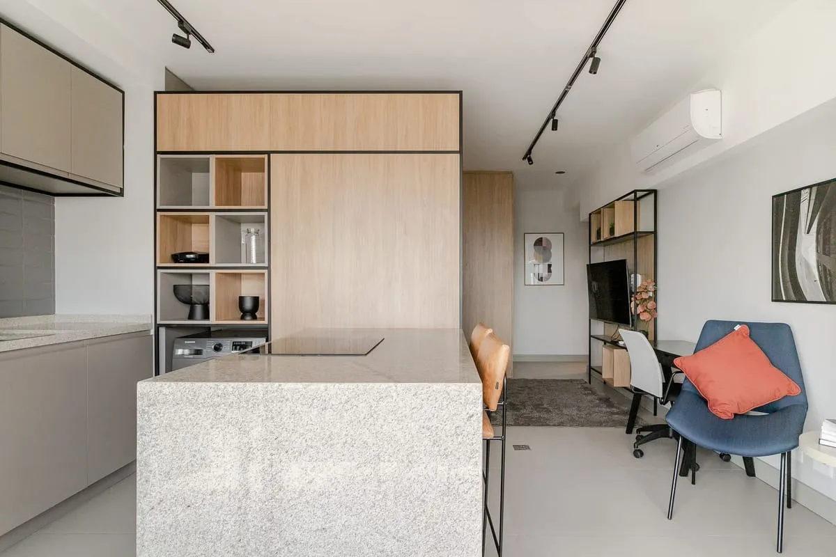 Imagem Apartamento com 1 Quarto para alugar, 48m² - Brooklin