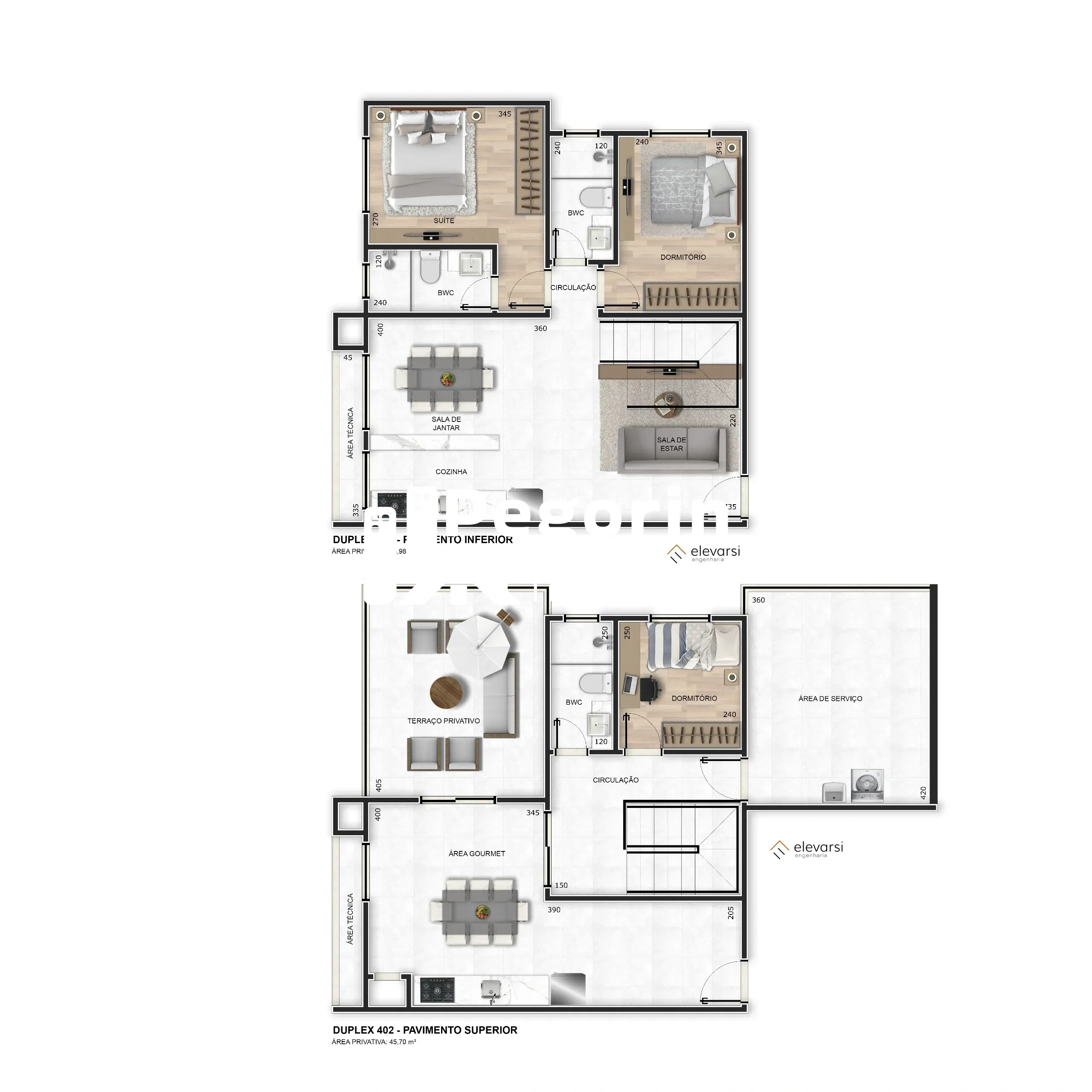 Imagem Apartamento à venda com 3 quartos e churrasqueira em Centro, Pinhais