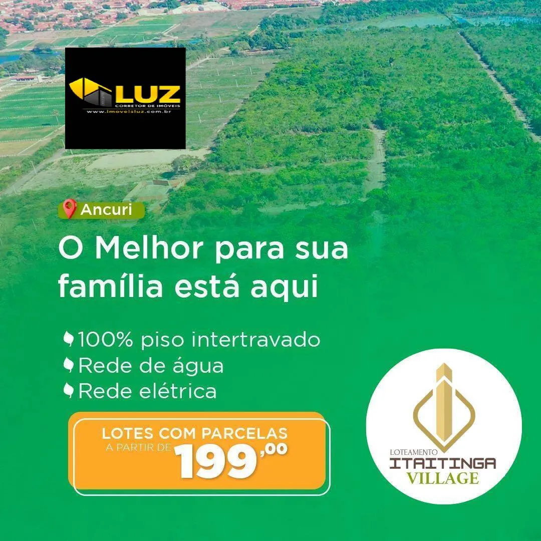Imagem ITAITINGA VILLAGE - LOTES PRÓXIMO A MESSEJANA