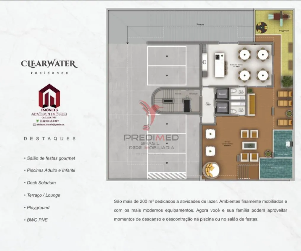 Imagem Apartamento á venda no Clearwater Residence Camboriú SC BRASIL