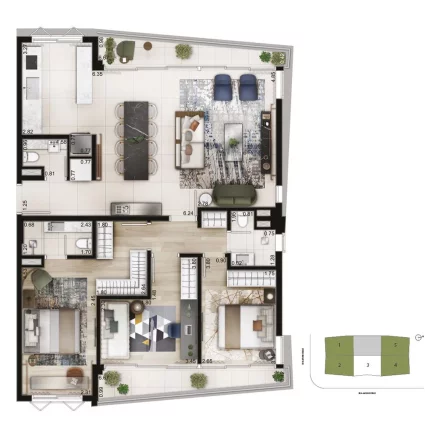Imagem APARTAMENTO RESIDENCIAL em São Paulo - SP, Vila Nova Conceição