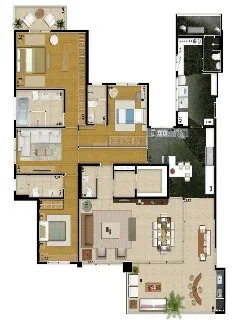 Imagem Edifício Maria Callas Anália Franco São Paulo, apartamento alto padrão em São Paulo-SP, apartamento de alto padrão em São Paulo