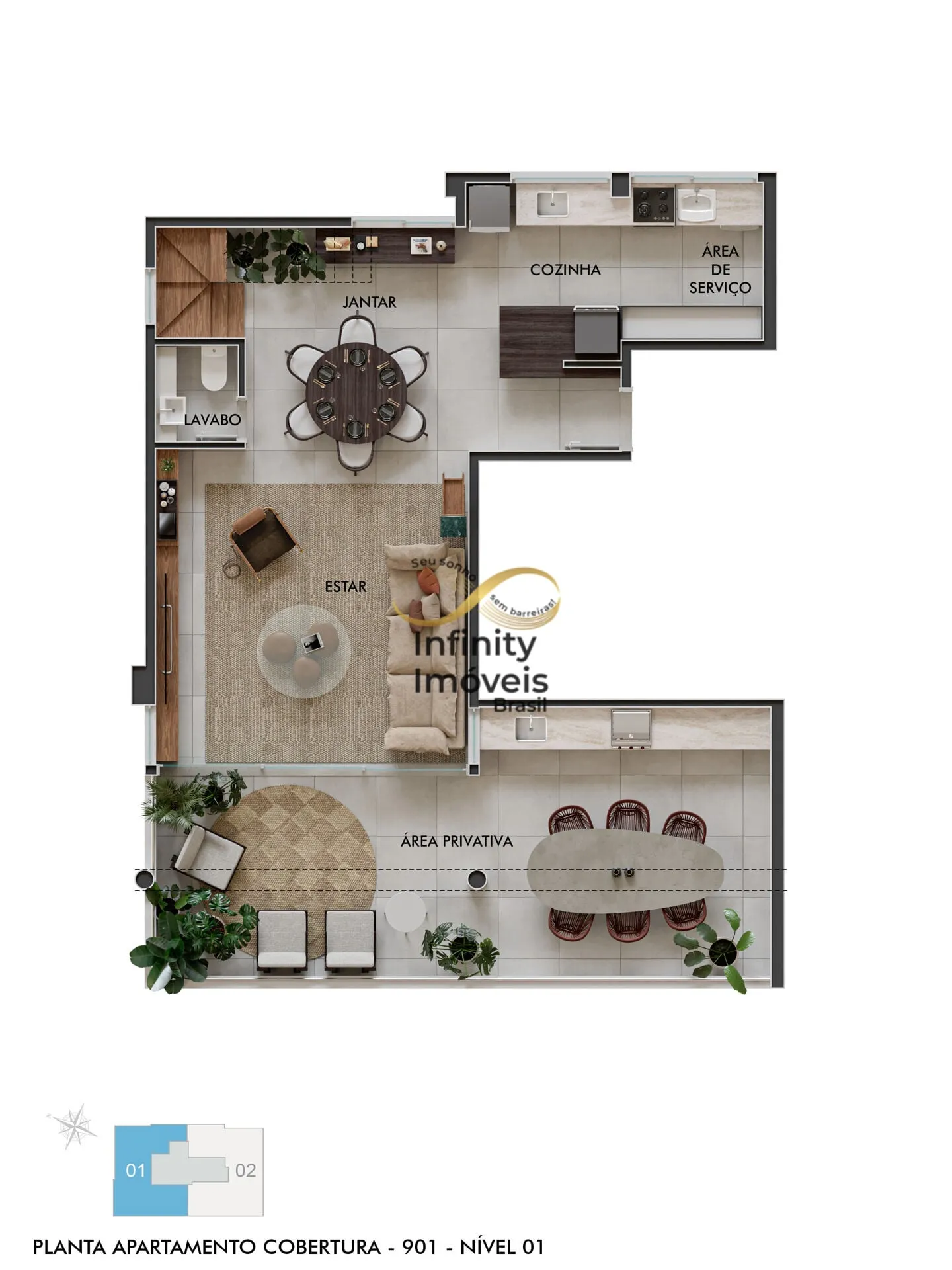 Imagem LINIA RESIDENCE - Apartamento Alto Padrão em Santa Efigênia, Belo Horizonte/MG
