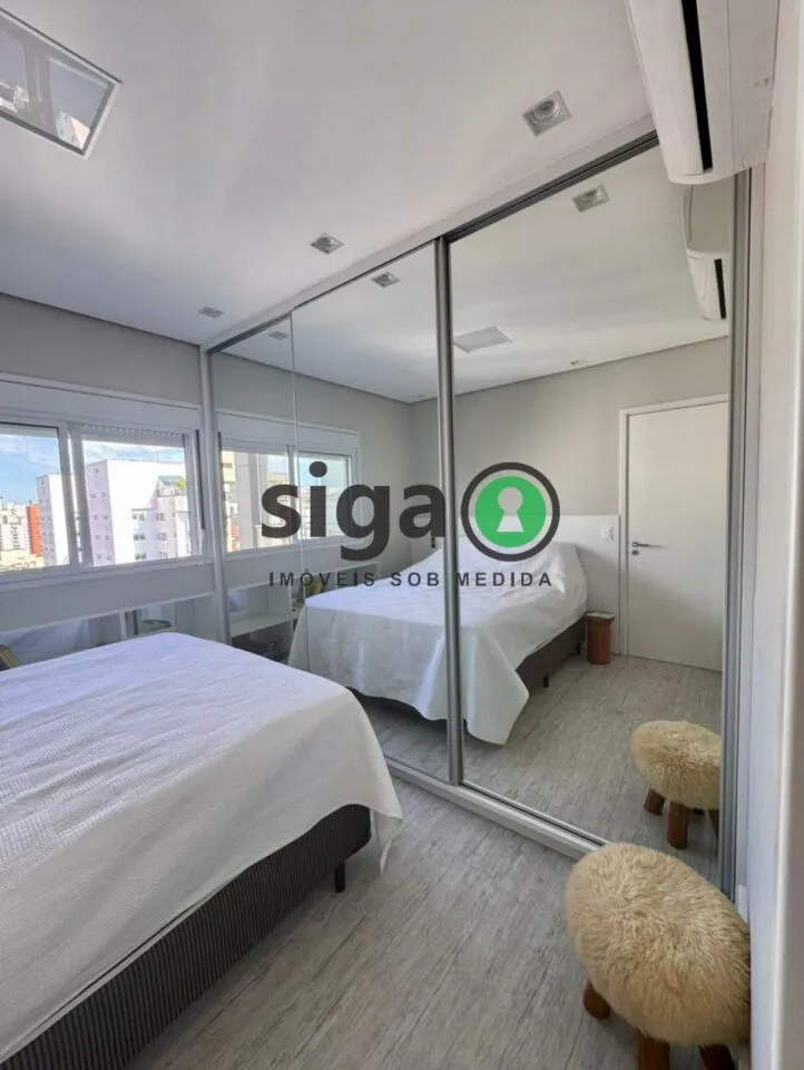 Imagem Apartamento para Venda e Locação em Moema com 2 quartos, 2 banheiros, 2 vagas