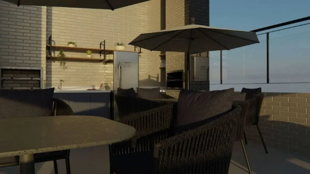 Imagem Flat de 24 m² com varanda em Intermares, Cabedelo. Condomínio com piscina, espaço gourmet, academia e excelente localização a poucos passos da praia.