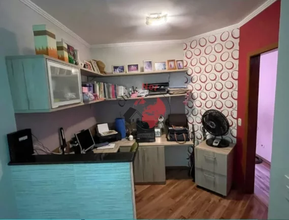 Imagem Sobrado estudo permuta ,Mobiliado , 3 dorm, 1 suíte, Quintal, Sacada, 4 vagas,bairro Vila Assunção,Santo André