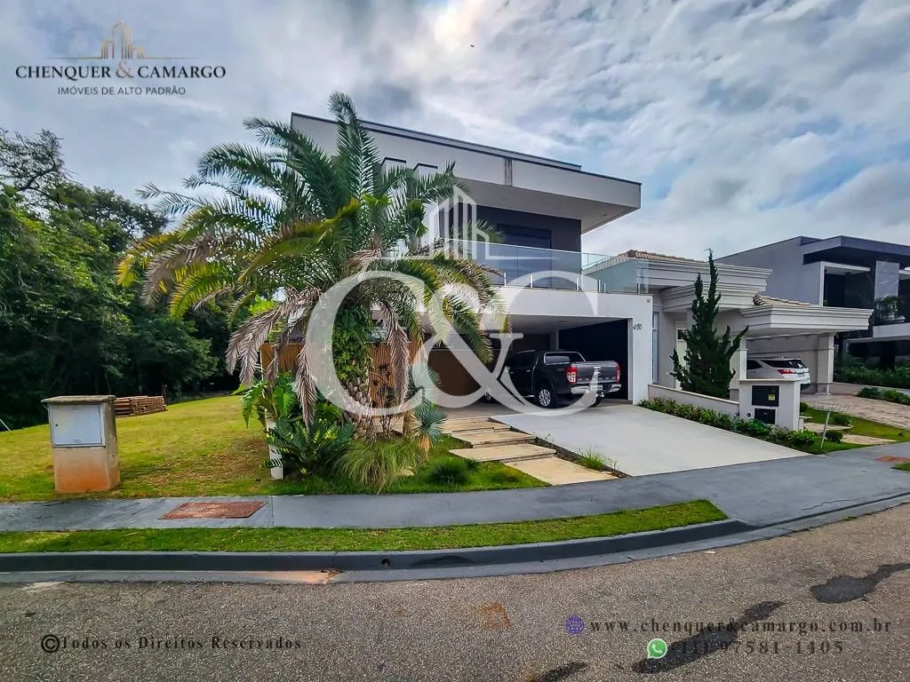 Imagem Casa à venda no Brisas da Mata Jundiaí, 283m², elevador, 3 suítes e piscina aquecida