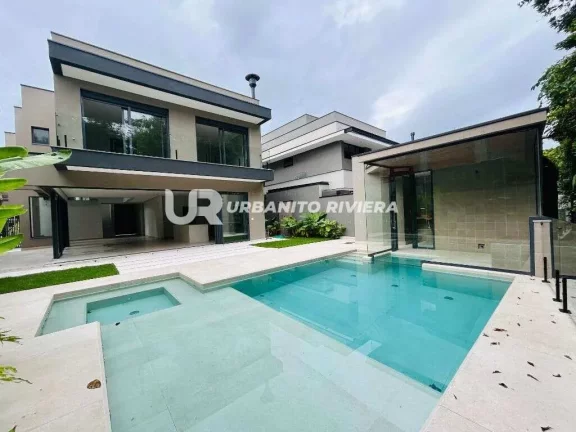 Foto do imóvel Oportunidade Rara na Riviera: Casa de Luxo com 6 Suítes no Módulo 16 em Alameda Mindoro
