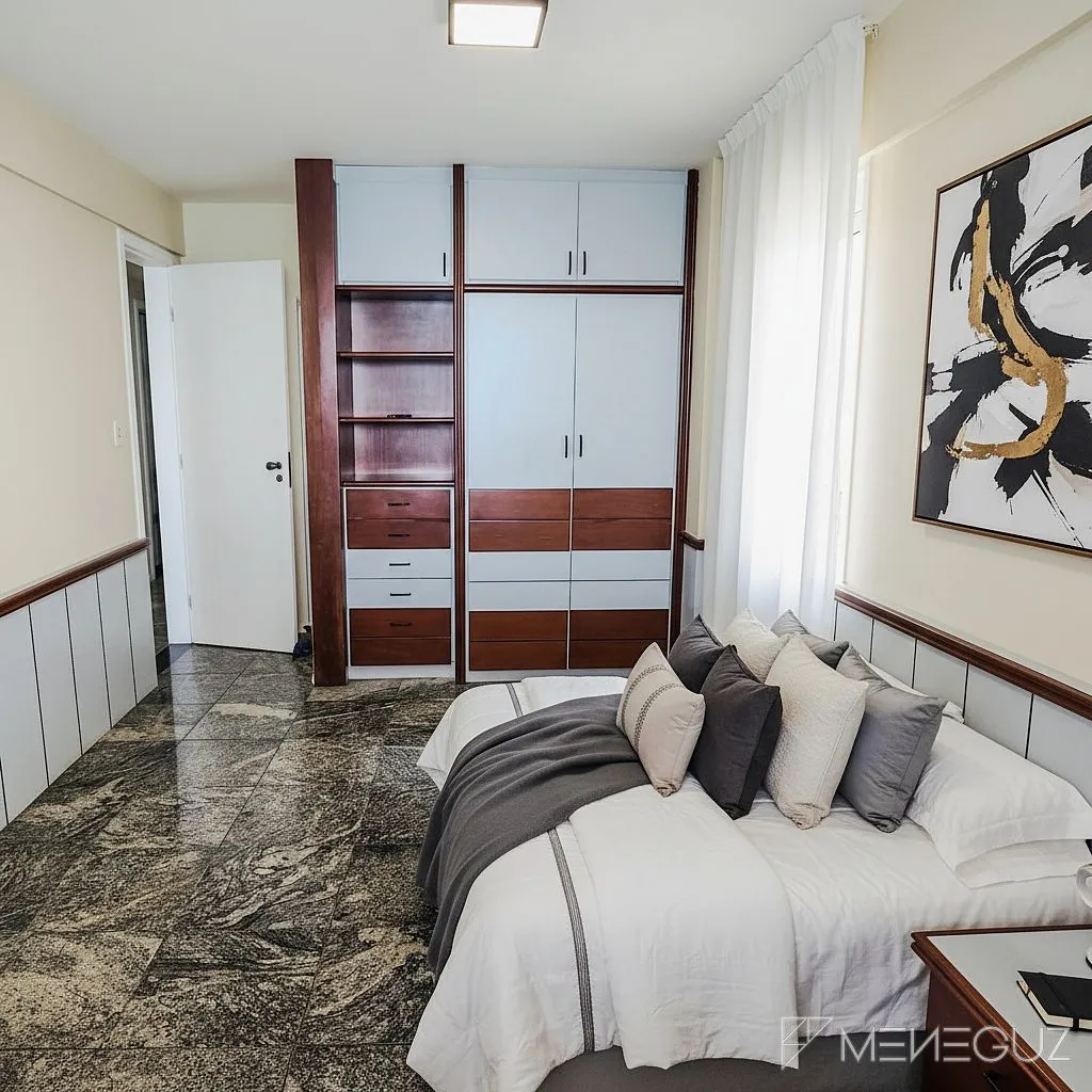 Imagem Apartamento ALTO PADRÃO 150m² frente mar Guarapari. 3 quartos, suite, portaria 24h. Maison Claude Monet. R$ 1.200.000. Agende visita