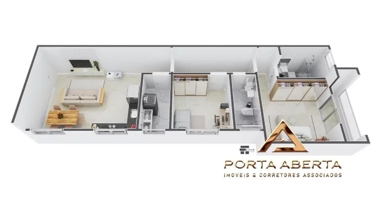 Imagem Aptos 2 Quartos, sendo 1 Suite - Iguacu - COD 1015
