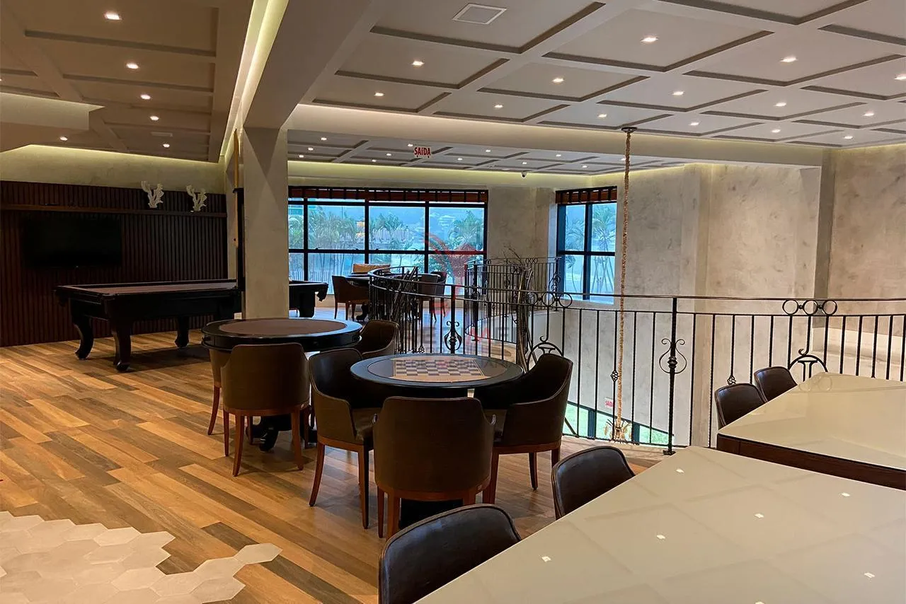 Imagem Pé na areia em Itapema com 4 Suites, living integrado, churrasqueira, 3 vagas ,vista mar