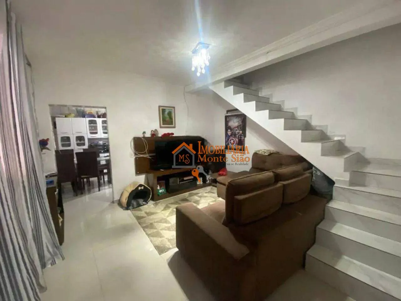 Imagem Sobrado com 3 dormitórios à venda, 120 m² por R$ 450.000,00 - Parque Mikail - Guarulhos/SP