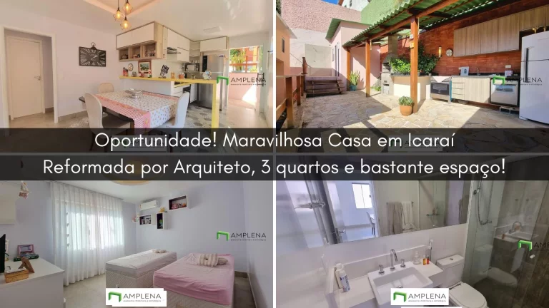 Maravilhosa Casa em Icaraí com Belo Projeto de Arquitetura - 3 quartos - à venda - Icaraí - Niterói/RJ