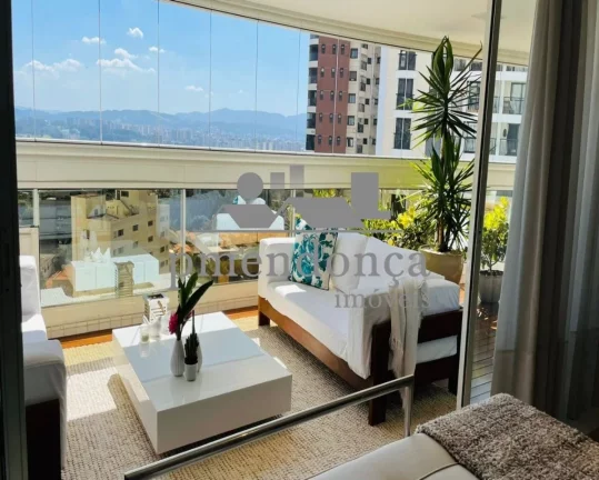 Imagem Alto da Lapa, 4 suites, 3 salas, 6 vagas , 366 m², varanda gourmet, lazer completo, vista espetacul