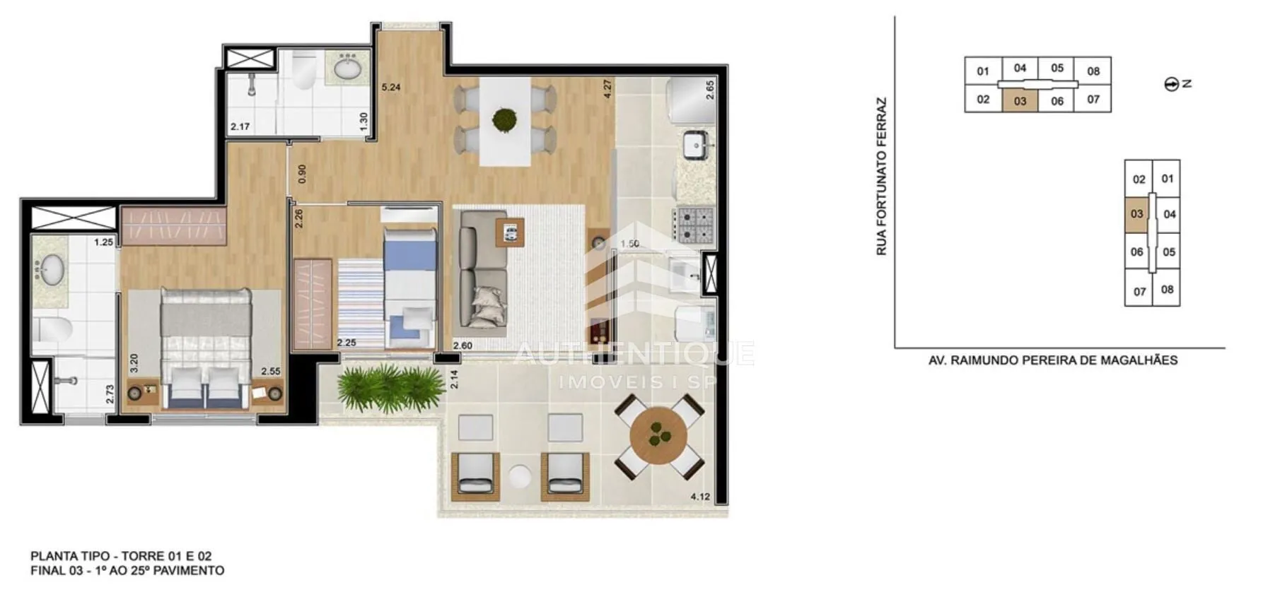 Imagem CAMINHOS DA LAPA HOME CLUB - Apartamento à venda no bairro Vila Anastácio - São Paulo/SP, Zona Oeste