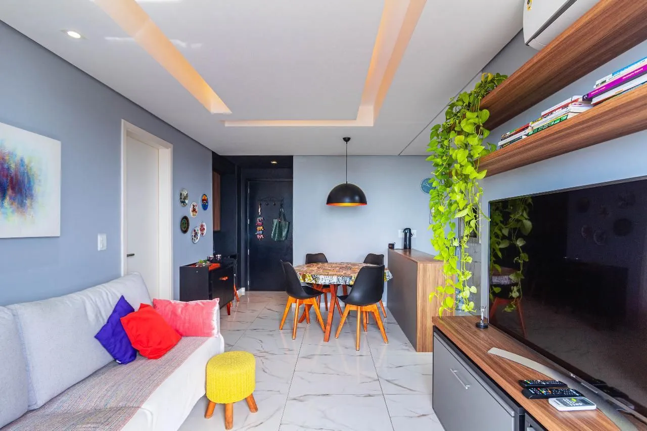 Imagem Apartamento de 1 dormitório mobiliado no pornto mais alto do Petrópolis,