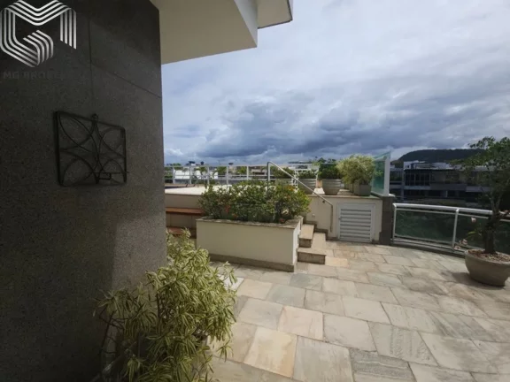 Imagem Cobertura exclusiva na Barra da Tijuca: 4 quartos, 4 suítes, 3 salas, 5 banheiros, 4 vagas - 558m² de pura sofisticação!