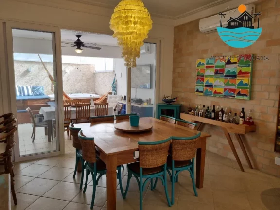 Imagem Casa em condomínio para locação em Juquehy com 4 suítes, jacuzzi privativa, 150m da praia - Acomodação 10 pessoas | Juquehy Imobiliária