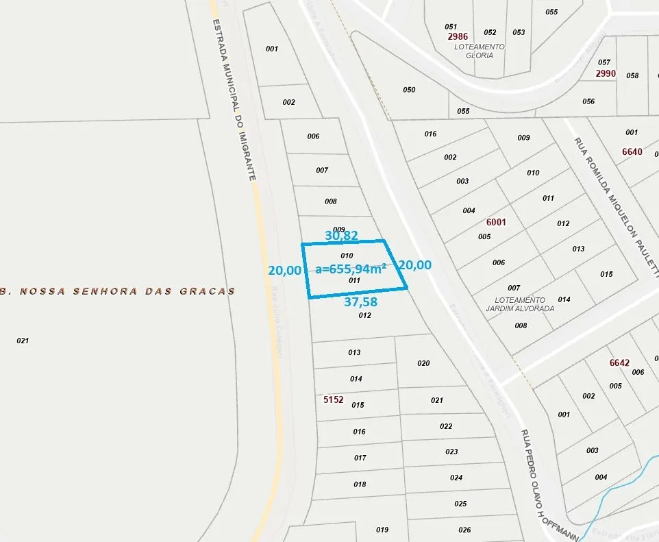 Imagem Terreno à venda em Caxias do Sul, Nossa Senhora das Graças , 655.94m2