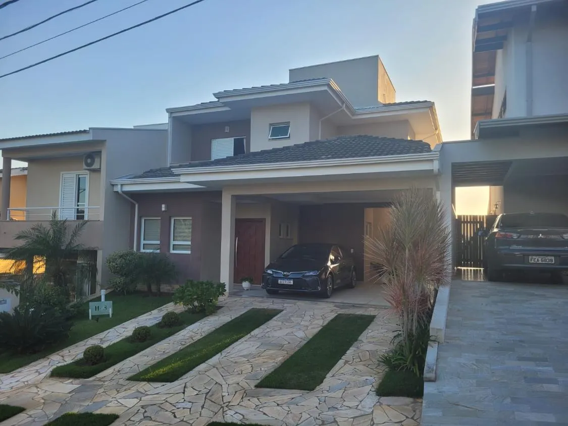 Foto do imóvel Casa Moderna e Sofisticada no Villagio Fiorentino - Valinhos | 3 Dorms, Suíte Master, Área Gourmet Premium em Rua Clarice Racanato Thomaz