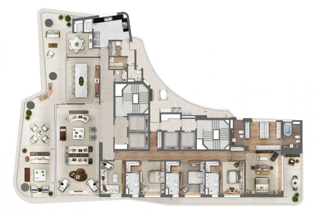 Foto do imóvel Apartamento com 4 Quartos à Venda, 570 m² em Itaim Bibi - São Paulo