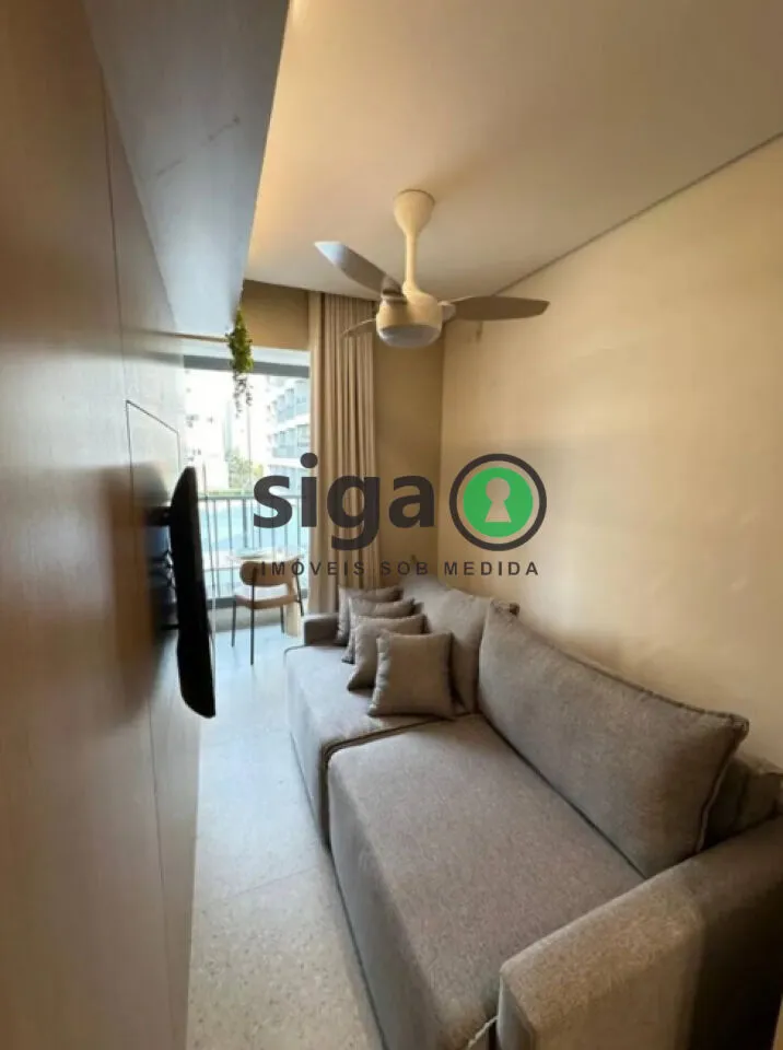 Imagem Studio moderno de 38m² mobiliado à venda no Brooklin