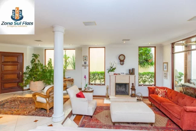 Imagem Casa Alto Padrão à Venda em Pinheiros Com 4 Suítes, 5 Vagas e Piscina Privativa