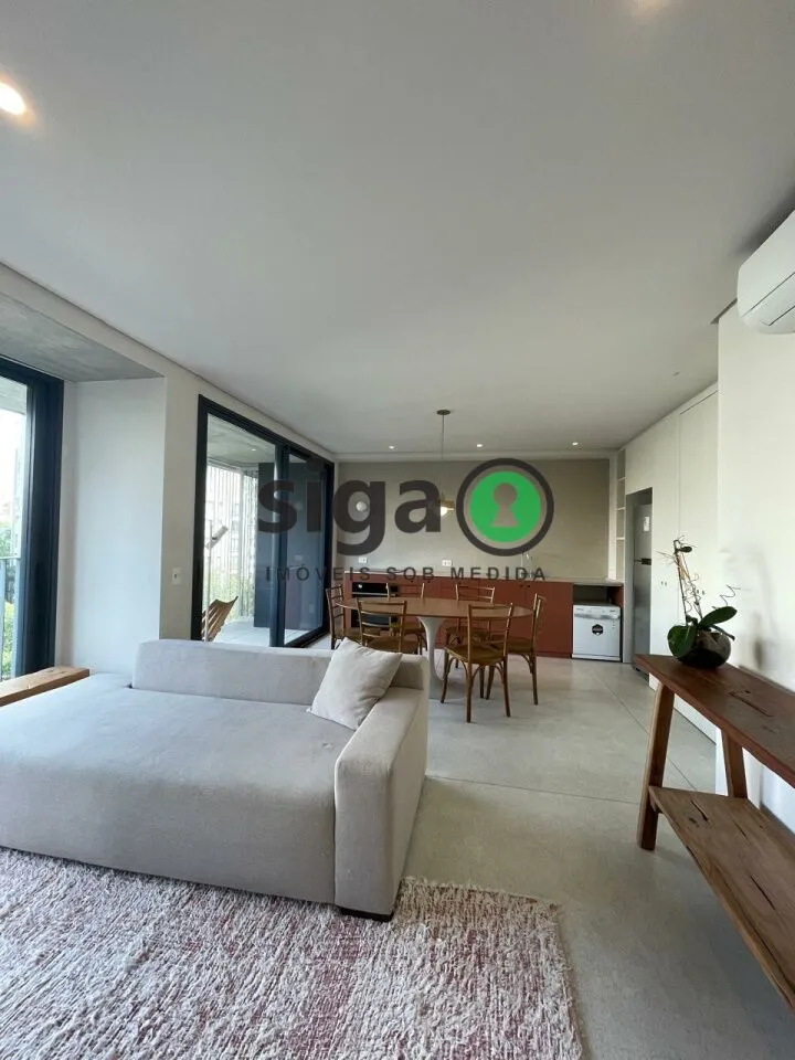 Imagem Apartamento com 1 suite, 1 vaga, Mobiliado na Vila Madalena à Venda