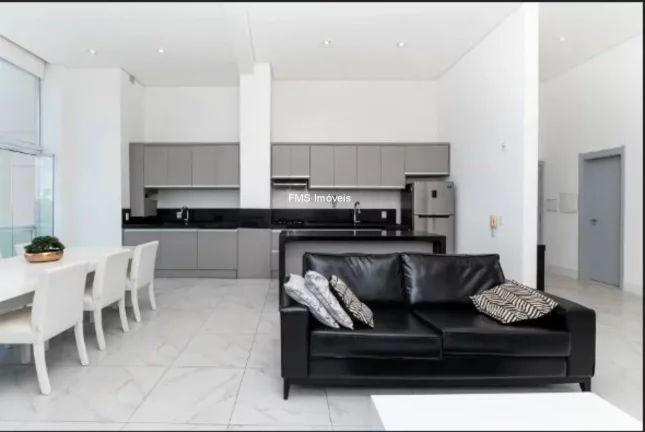 Imagem APARTAMENTO DUPLEX 85m² - 1 DORMITORIO - 2 VAGAS - BROOKLIN