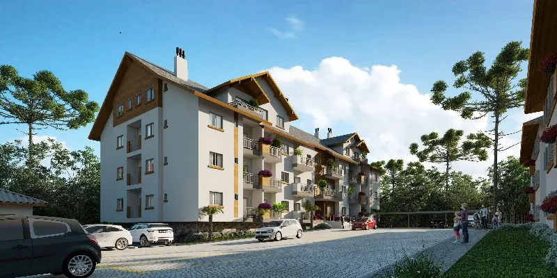 Imagem Apartamento à venda em Gramado, Floresta, com 2 quartos, 68.69m2